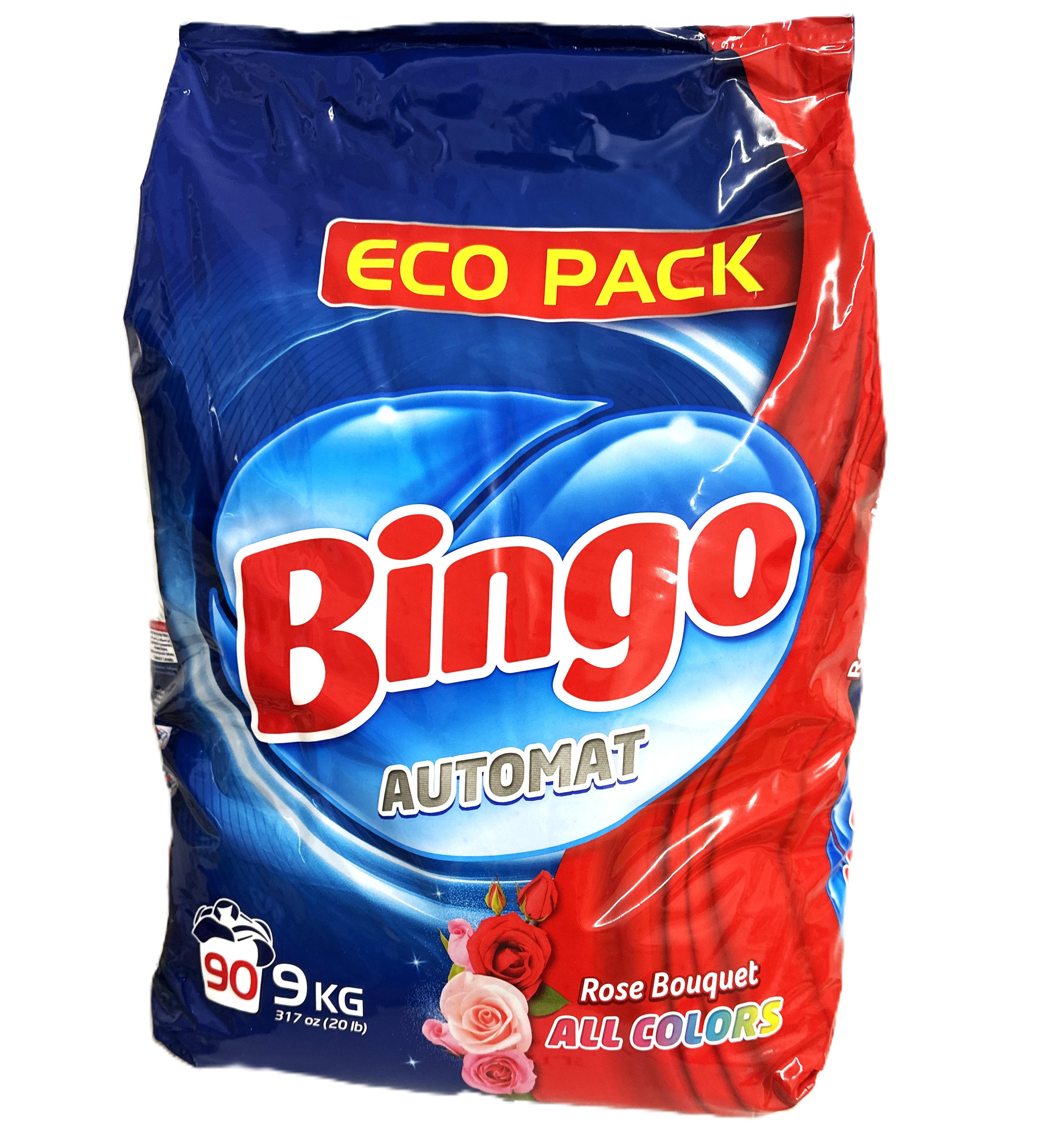 Bingo All Colors 9 Kg Rosenduft Waschpulver