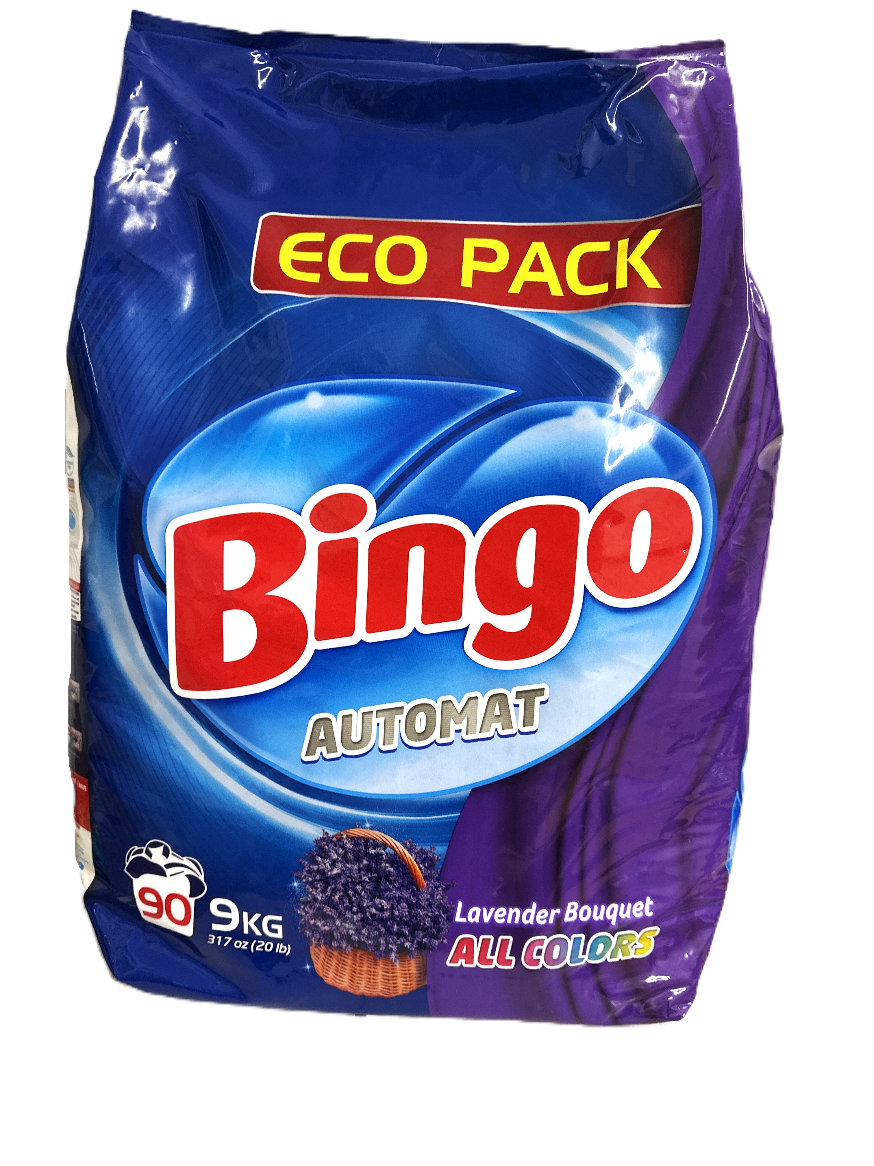Bingo All Colors 9 Kg Lavendel Waschpulver